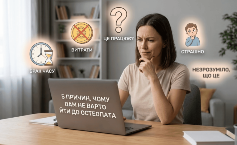 5 причин, чому вам НЕ варто йти до остеопата