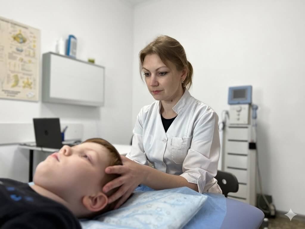 Дитяча остеопатія — огляд немовляти